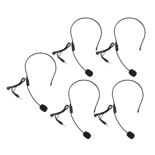 10Pièces Micro Casque Noir Et Pratique Pour Enseignants