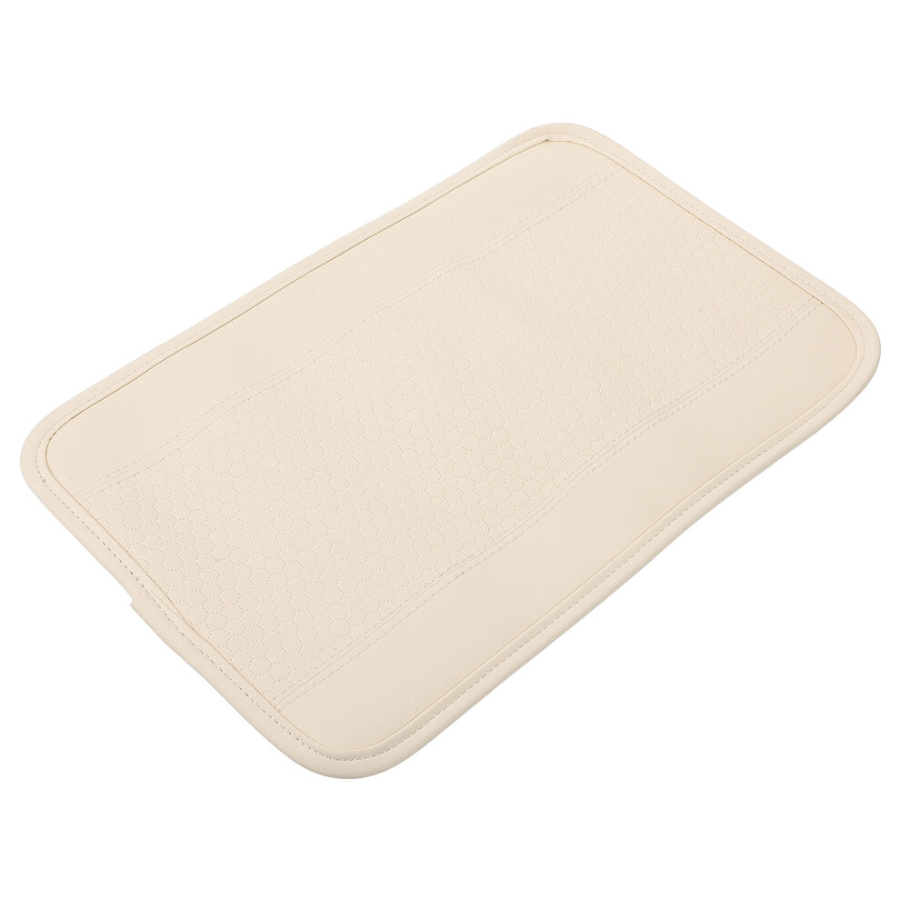 4Pcs Pu Center Console Armrest Pads Car Interior Accessories Beige 3642825031851