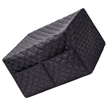 2Pcs Black Microwave Oven Cover Reusable Waterproof with Front Storage