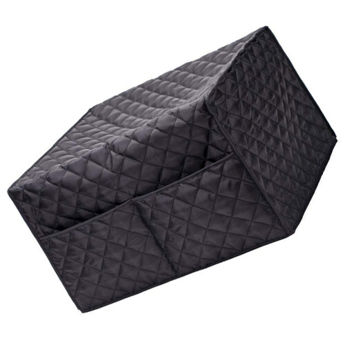 2Pcs Black Microwave Oven Cover Reusable Waterproof with Front Storage