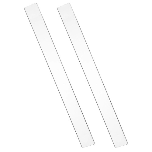 10Pcs Acrylic Dough Thickness Leveling Rulers for Home Baking