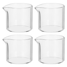 24Pcs Clear Glass Sauce and Milk Pitchers Ideal for Home and Café