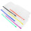24Pièces Zippée PVC A5 Colorée Pour Organisation Et 1