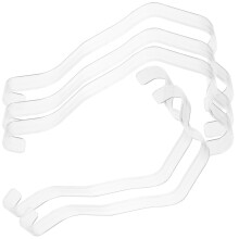 20Pcs Clear Plastic Shoe Form Inserts for High Heel and Sandal Support