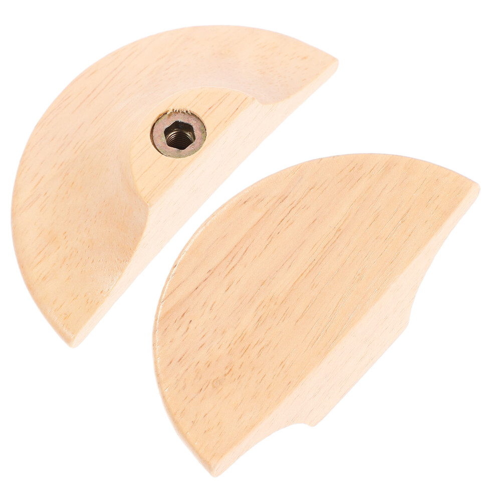 5Pairs Nordic Khaki Wood Cabinet Pull Handles For Door And Drawer Use 3642825051378