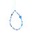 2Pcs Glass Phone Chain with Wrist Strap for Hanging 1