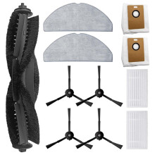 11PCS for Tapo RV30 Max / RV20 Max Vacuum Cleaner Parts Main Side Brush Filters Mop Cloth Dust Bags