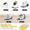 6PCS Microfiber Mop Cloth Rag for  Easyfix SC1 SC2 SC3 SC4 SC5 Steam Cleaner Replacement Hand Nozzle Cloth Set 2