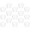45Pcs DIY Foam Cake Models White Reusable Gathering Practice Dummies 1