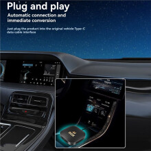 3 in 1 Wireless CarPlay Ai Box Android Auto/Carplay/Android 13 TV Box WiFi6 Wireless Car Adapter 2+16G