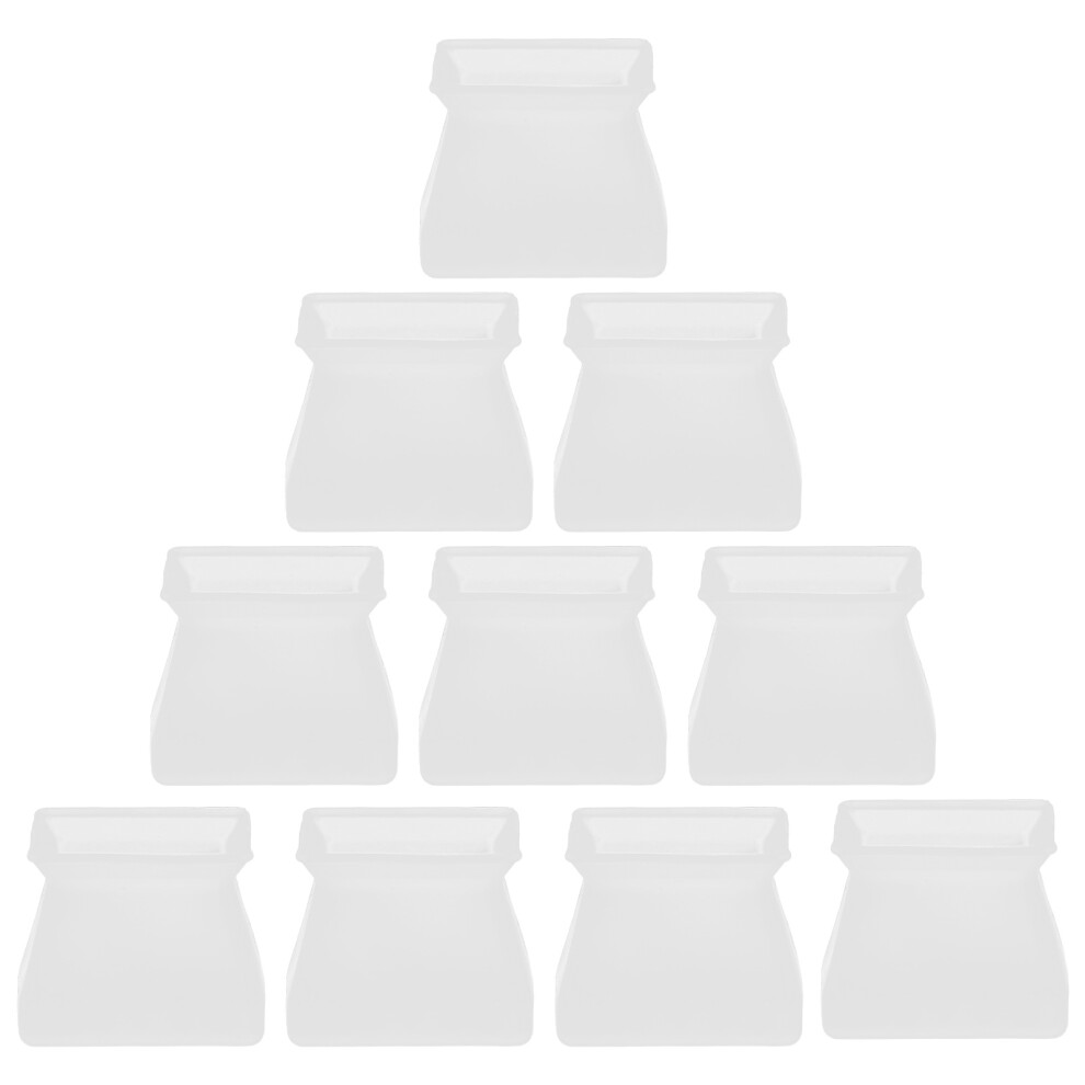 40Pcs White Silicone Chair Leg Covers Floor Protectors For Furniture 3642825034135