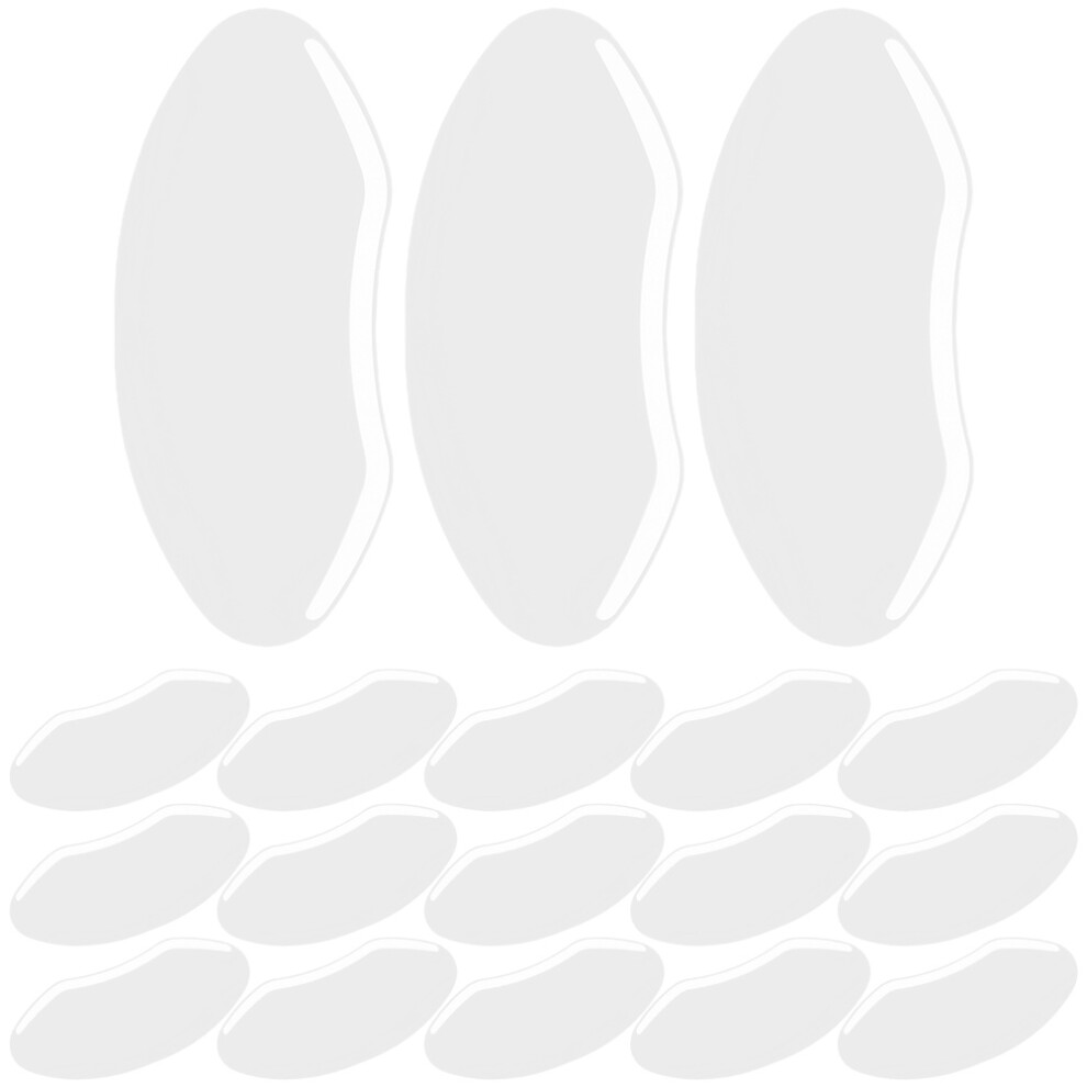 60Pcs Transparent Adhesive Facial Shield For Hairdressing Safety 3642825062084