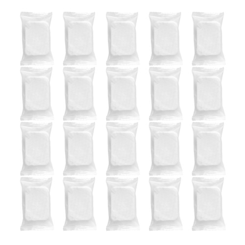 2Packs Compressed Makeup Remover Pads White Face Cleansing Non-Woven