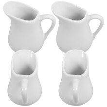 8St Kleine Keramische Melkkan Wit Voor Koffie, Latte En