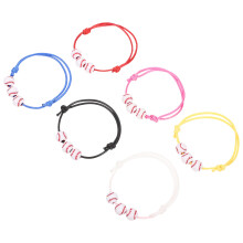 120Pcs Baseball Themed Bracelets Assorted Color Hand Adorn Accessories