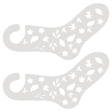 4Paare Transparente Sockenspanner Acryl Für Stricken Und