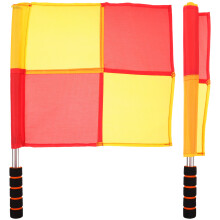 10Pièces Drapeaux Arbitre Football Main Résistants Acier Inoxydable