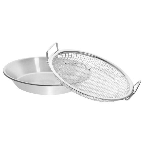 4Sets Silberner Grill- Und Barbecue Servierteller Vielseitig