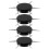 12Stk Rundes Nageldesign Tool Schwarz Maniküre Zubehör 1