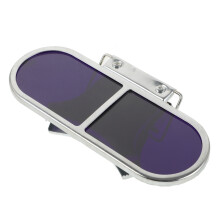 5Pièces Lunettes De Soudure Argentées En Métal Avec Relevable