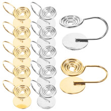 60Pièces Supports Boucles DIY Clips Cuivre Multicolores Pour Femmes