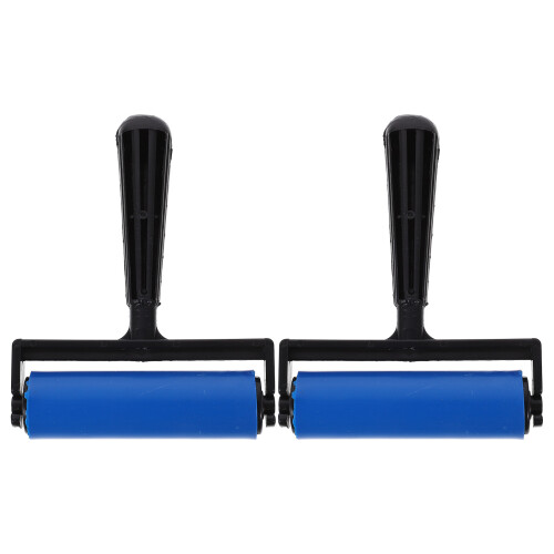 4Pcs Durable Plastic Brayer Rollers for Multi-Function Crafting Use