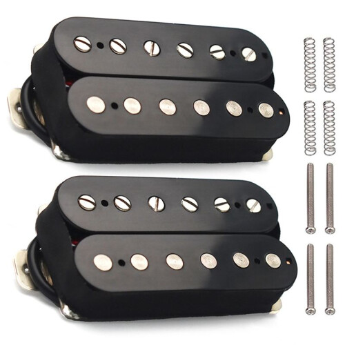 2st Elgitarr Pickuper Set 5 Dubbelspolar Humbucker Elgitarr Pickup Hals + Bro Pickup 2
