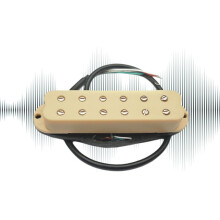 Gitarr Pickup Lågt Brus Hög Utgång Dual Coil Enkel Gitarr Pickup Gitarrdelar Gul