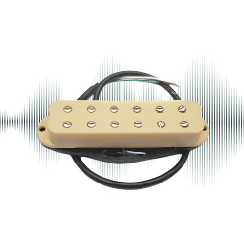 Gitarr Pickup Lågt Brus Hög Utgång Dual Coil Enkel Gitarr Pickup Gitarrdelar Gul