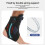1PCS Adjustable Ankle Support Protector Ankle Support Protector Foot Joint Protection Sleeve Sprain Recovery Protector B 4