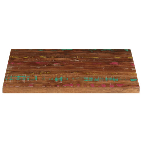 VidaXL (reclaimed wood(multicolour), 80 x 80 cm) vidaXL Table Top Replacement Board Dining Table Top Rectangular Solid Wood 2