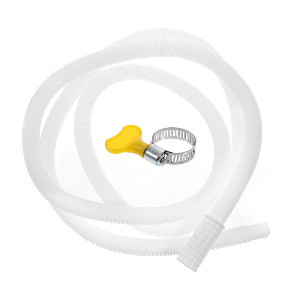 5Pcs White Air Conditioner Drain Hose Kit Pe & Abs Replacement 3642752477906