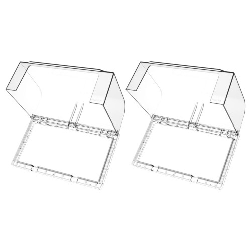 4Pcs ABS Waterproof Wall Outlet Covers Self-Adhesive Plug Protectors