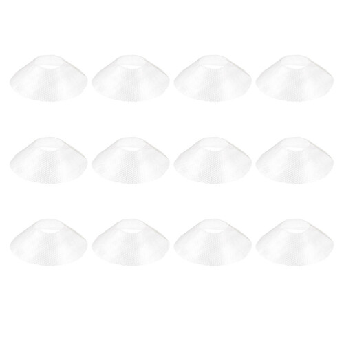 36Pcs Kitchen Ventilator Filter Net White Iron Alloy for Cooker Hood