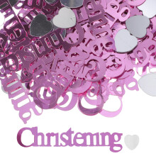 2Pcs Multi-Purpose Pink Baby Shower Confetti for Table Centerpieces