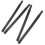 8Pcs Black Plastic Witch Broom Rod Replacement for Cosplay & Party Use 1