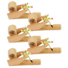 15Pcs Bamboo Mini Bird Whistles Colorful Flute Playthings for Teens