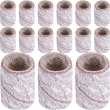 400Pcs Fine White Sanding Bands Set for Nail Drill Polishing Kit