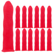 120Pcs Durable Red Latex Caulk Tube Saver Caps for Sealant Freshness