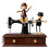 3Pcs Creative Melody Box Sewing Machine Music Box Decorative Gift Set 1