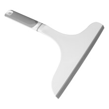 2Pcs Light Grey Shower and Car Glass Cleaning Squeegee Pp+tpr