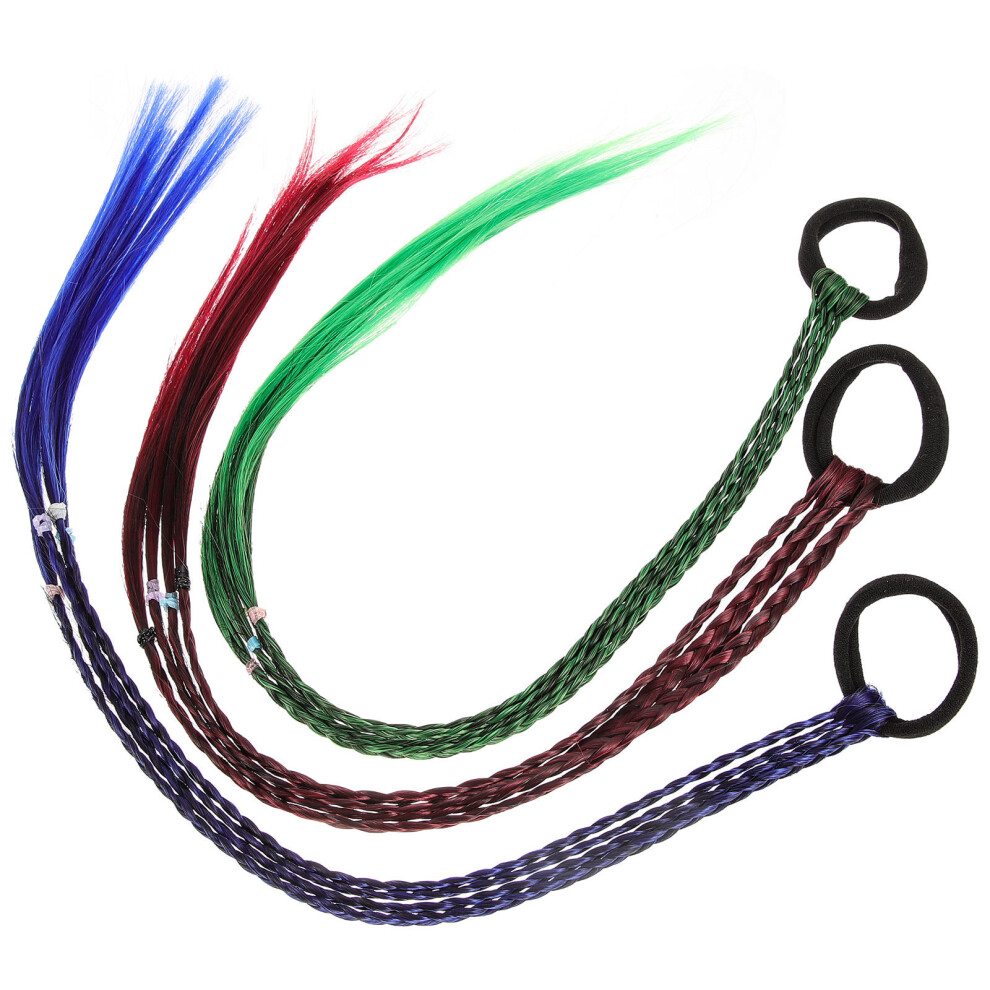 Totority 9Pcs Colorful Wrap Around Ponytail Hair Extensions For Girls And Women