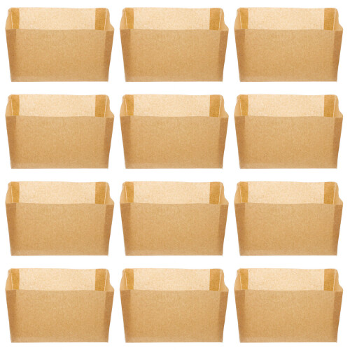 250Pcs Beige Paper Bread Cups Toast Liners for Baking Needs