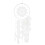 3Pcs Compact White Dream Catcher Kit for Home Wall and Balcony Decor 1