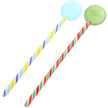 10Pcs Multi-Color Creative Bar Swizzle Sticks for Coffee and Cocktail