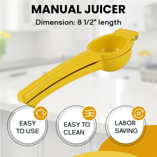 Yellow Lemon Squeezer - Metal 1