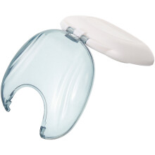 5Pcs Portable Grey Plastic Retainer Cases Travel Denture Containers