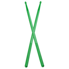 2Paare Professionelle Nylon Drumsticks Grün Für Band Und Schlagzeug