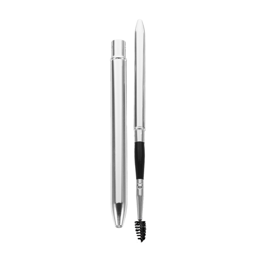 Aboofan Silver 10Pcs Aluminum Lash Brushes Eye Makeup Tools