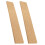 8Pcs Chocolate Cork Board Strips Frameless Memo Bars for Office Use 1